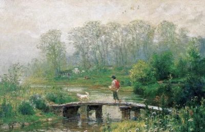 油画里的一幕幕乡愁 - 图画吧TUHUABA