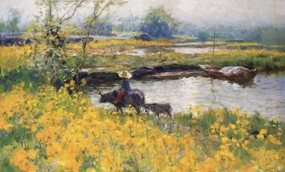 油画里的一幕幕乡愁 - 图画吧TUHUABA