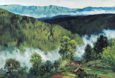 油画里的一幕幕乡愁 - 图画吧TUHUABA