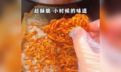 ＃自制干脆面＃挂面爆改＃手工制作，口感独特👍👍🎉 - 今日头条