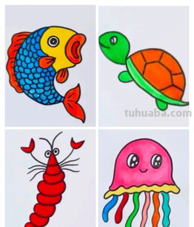 简笔画动物：用最简单的线条勾勒出卡通可爱的小动物 - 今日头条