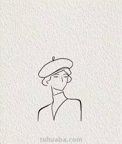 复古黑帽与红唇 优雅女性的经典形象丨画个简笔画分享 - 今日头条 复古黑帽与红唇 优雅女性的经典形象丨画个简笔画分享 - 图画吧TUHUABA
