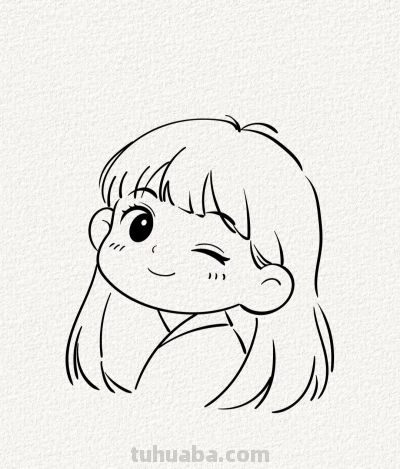 可爱女孩的简笔画教程 简单易学 快来试试丨涂鸦简笔画分享 - 今日头条