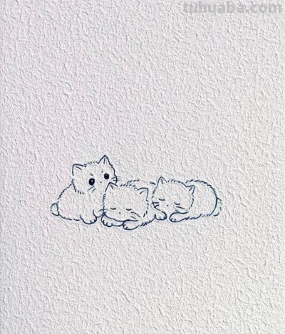 七只小猫 团团相拥暖意融融丨喜乐儿简笔画分享 - 今日头条 七只小猫 团团相拥暖意融融丨喜乐儿简笔画分享 - 图画吧TUHUABA