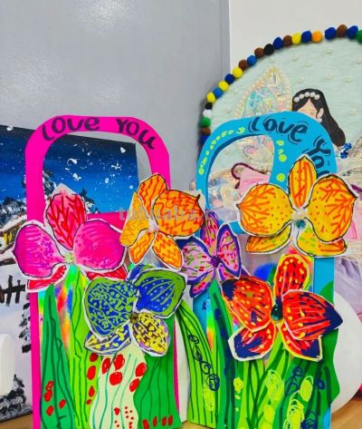 3.8日妇女节绘画素材欣赏，送自己一束花呀！ - 图画吧TUHUABA