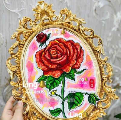 3.8日妇女节绘画素材欣赏，送自己一束花呀！ - 图画吧TUHUABA