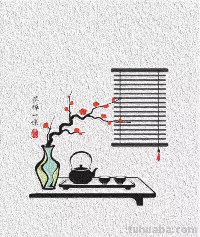 古风意境简笔画分享 - 图画吧TUHUABA