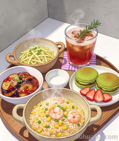 一人食插画 | 把春天装进今天的午餐盘 - 今日头条