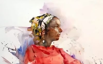 惊艳水彩画！简约笔触与透光感让人叹服！ - 图画吧TUHUABA