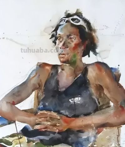 惊艳水彩画！简约笔触与透光感让人叹服！ - 图画吧TUHUABA