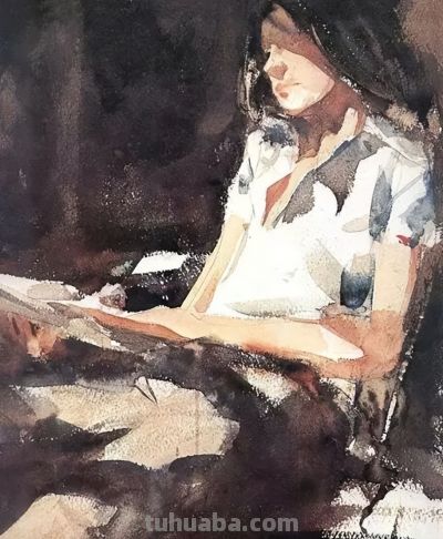 惊艳水彩画！简约笔触与透光感让人叹服！ - 图画吧TUHUABA