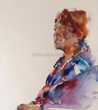 惊艳水彩画！简约笔触与透光感让人叹服！ - 图画吧TUHUABA