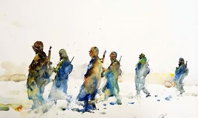 惊艳水彩画！简约笔触与透光感让人叹服！ - 图画吧TUHUABA