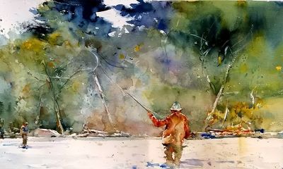 惊艳水彩画！简约笔触与透光感让人叹服！ - 图画吧TUHUABA