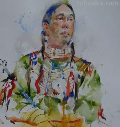 惊艳水彩画！简约笔触与透光感让人叹服！ - 图画吧TUHUABA