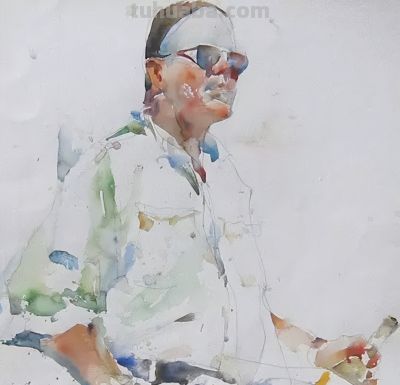 惊艳水彩画！简约笔触与透光感让人叹服！ - 图画吧TUHUABA