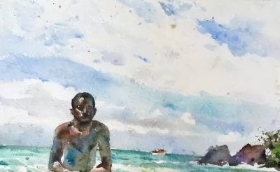 惊艳水彩画！简约笔触与透光感让人叹服！ - 图画吧TUHUABA