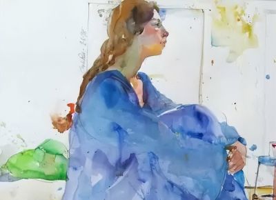 惊艳水彩画！简约笔触与透光感让人叹服！ - 图画吧TUHUABA