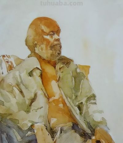 惊艳水彩画！简约笔触与透光感让人叹服！ - 图画吧TUHUABA