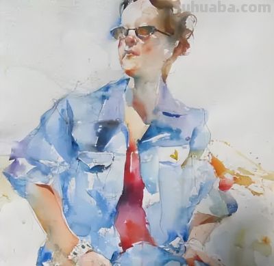 惊艳水彩画！简约笔触与透光感让人叹服！ - 图画吧TUHUABA