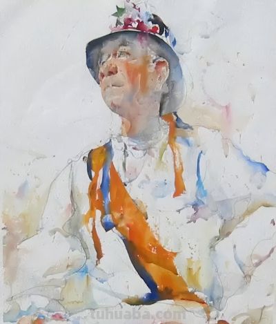 惊艳水彩画！简约笔触与透光感让人叹服！ - 图画吧TUHUABA