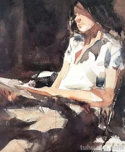 惊艳水彩画！简约笔触与透光感让人叹服！ - 图画吧TUHUABA