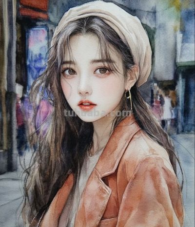 水彩少女 梦幻唯美 治愈系少女心丨SpacewaIkerrand390875w分享 - 图画吧TUHUABA