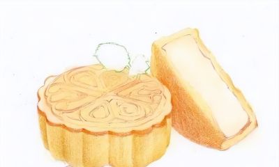 教你用彩铅画中秋月饼！美美哒！ - 图画吧TUHUABA