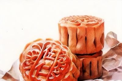 教你用彩铅画中秋月饼！美美哒！ - 图画吧TUHUABA