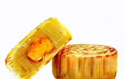 教你用彩铅画中秋月饼！美美哒！ - 图画吧TUHUABA