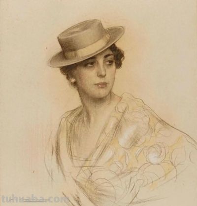 拉蒙·卡萨斯的素描，捕捉人物的瞬间神态的精品 - 今日头条