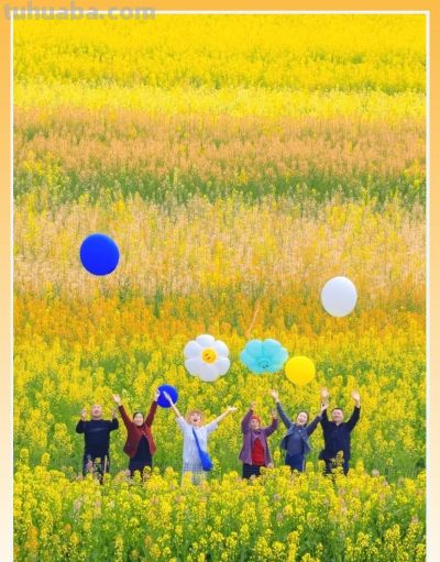 收集春日的心动色彩，画出一个锦绣天府安逸四川 - 图画吧TUHUABA