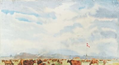 一生业余画画，他笔下的水彩，道尽了家乡的美 - 图画吧TUHUABA