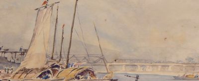 一生业余画画，他笔下的水彩，道尽了家乡的美 - 图画吧TUHUABA