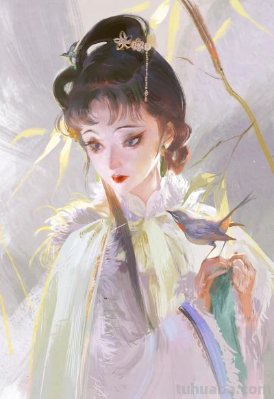 当东方神话遇上水彩：闺秀侠女、精怪神祇，每一幅都藏着千年奇幻 - 图画吧TUHUABA