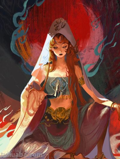 当东方神话遇上水彩：闺秀侠女、精怪神祇，每一幅都藏着千年奇幻 - 图画吧TUHUABA