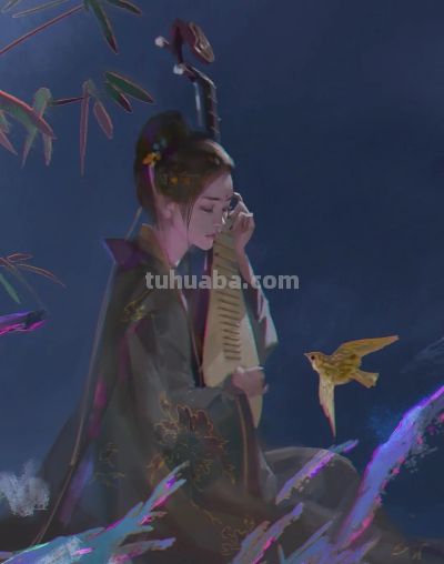 当东方神话遇上水彩：闺秀侠女、精怪神祇，每一幅都藏着千年奇幻 - 图画吧TUHUABA