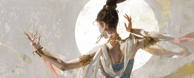 当东方神话遇上水彩：闺秀侠女、精怪神祇，每一幅都藏着千年奇幻 - 图画吧TUHUABA