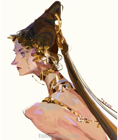 当东方神话遇上水彩：闺秀侠女、精怪神祇，每一幅都藏着千年奇幻 - 图画吧TUHUABA