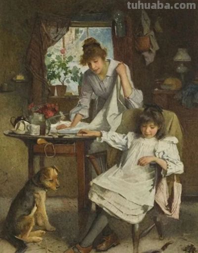 欧洲早期水彩画：英国传统水彩人物作品 - 今日头条