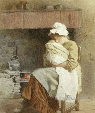 欧洲早期水彩画：英国传统水彩人物作品 - 图画吧TUHUABA