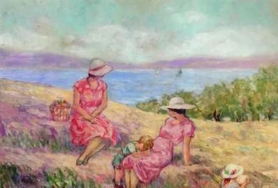 赏心悦目的后印象派油画欣赏｜法国画家亨利·莱巴斯克绘画作品集 - 图画吧TUHUABA