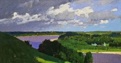 风景油画写生 | 俄罗斯画家亚历山大·季申科 - 图画吧TUHUABA