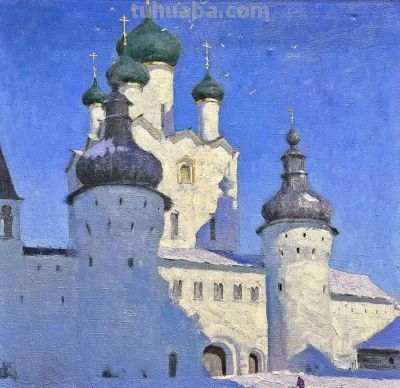 风景油画写生 | 俄罗斯画家亚历山大·季申科 - 图画吧TUHUABA