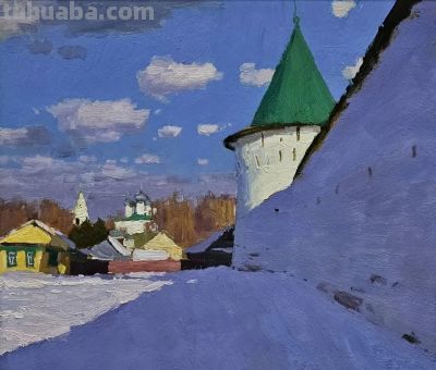 风景油画写生 | 俄罗斯画家亚历山大·季申科 - 图画吧TUHUABA