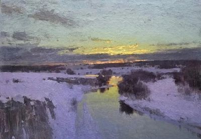 风景油画写生 | 俄罗斯画家亚历山大·季申科 - 图画吧TUHUABA