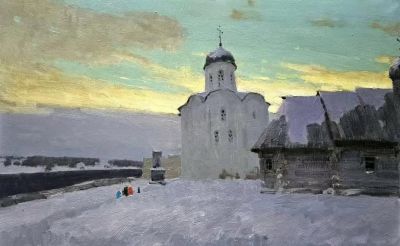 风景油画写生 | 俄罗斯画家亚历山大·季申科 - 图画吧TUHUABA