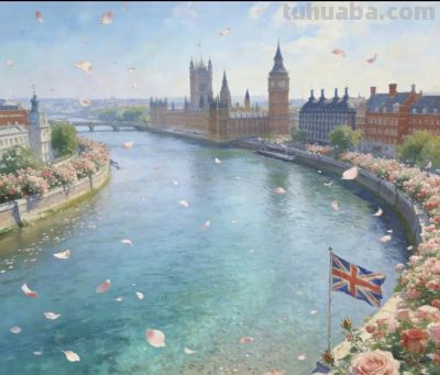歐美風情油畫 - 图画吧TUHUABA