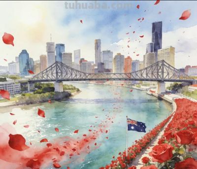 歐美風情油畫 - 图画吧TUHUABA