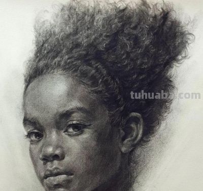 细腻温和的笔触，笔笔拿捏到位，韩国素描作品欣赏 - 图画吧TUHUABA